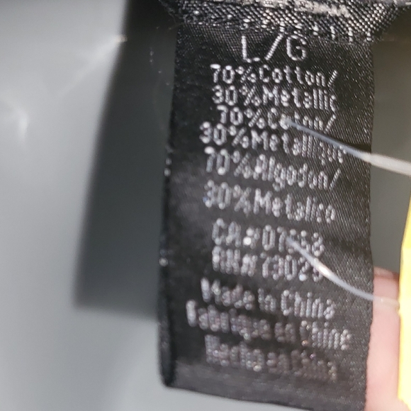 🌼3 for 30🌼CafeBrand sparkly Y2K Sweater Mini Dress Sz L v scoop neck - Picture 5 of 8